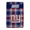 Pegasus - New York Giants 66" x 95" Oversized Plaid FAN-mily Ultra Cozy Blanket - Multicolor-Front_Standard