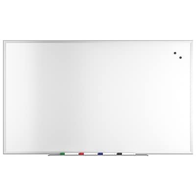 TRU RED - TRU RED™ Magnetic Steel Dry Erase Board, 5' x 3' (TR61176) - Satin Frame-Front_Standard 