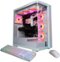 CyberPowerPC - Gaming Desktop - Intel Core i9-14900KF - NVIDIA GeForce RTX 5060 Ti 16GB - 32GB DDR5 - 2TB PCIe 4.0 SSD - White-Front_Standard