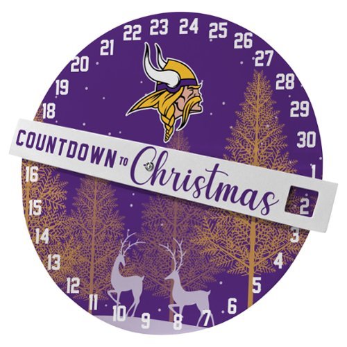 Pegasus - Minnesota Vikings Countdown to Christmas Wall Sign - Multicolor-Front_Standard 