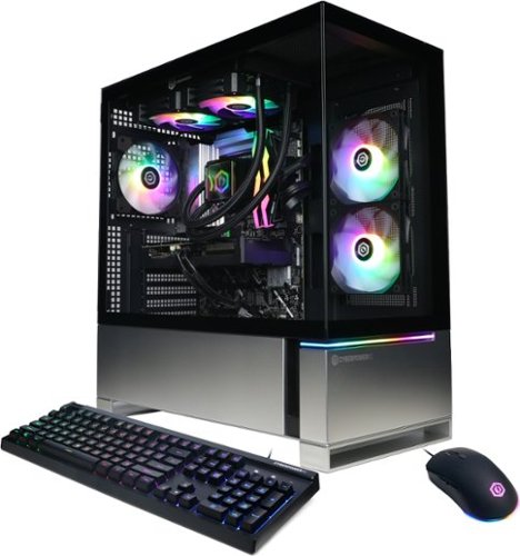 CyberPowerPC - Gamer Supreme Gaming Desktop - Intel Core Ultra 7 265KF - 32GB Memory - AMD Radeon RX 9060 XT 16GB - 2TB PCIe 4.0 SSD - Black