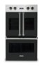 Viking - 30" 7 Series French Door Double Built-In Electric Thermal Convection Oven - Antique Bronze-Front_Standard