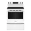 Front. Maytag - 30-Inch Wide Electric Range With No Preheat Air Fry and Air Baking - 5.3 cu. ft. - White.