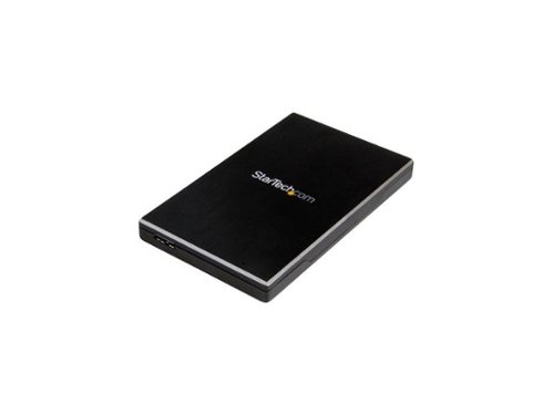 StarTech.com - StarTech S251BMU313 2.5" USB 3.1 External HDD Enclosure - UASP, Aluminum, SSD/HDD-Front_Standard 