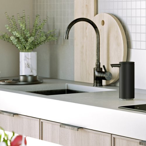 simplehuman - 9 oz. Touch-Free Rechargeable Sensor Liquid Soap Pump Dispenser - Matte Black-Alt_View_Standard_16 