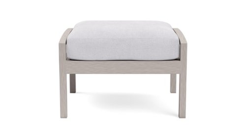 Yardbird® - Eden Ottoman - Silver-Front_Standard 
