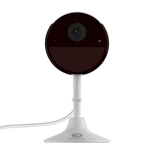 Swann - Indoor Wireless 2K Security Camera - Black/White-Front_Standard 