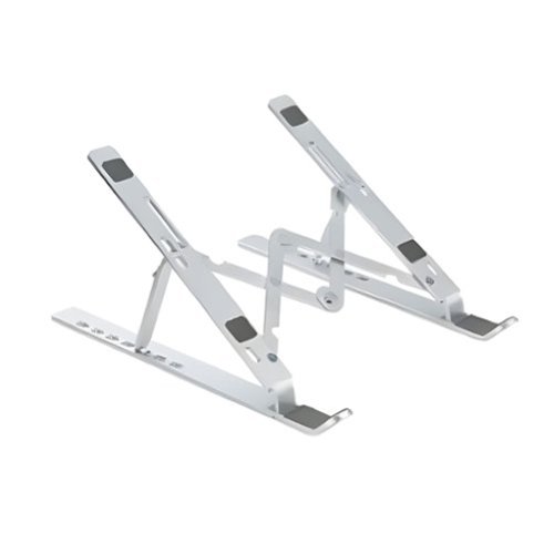 Kitcheniva - Adjustable Aluminum Laptop Stand Ergonomic Desk Riser - Silver-Front_Standard 