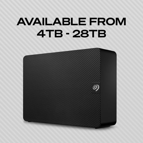 Seagate Expansion 28TB External USB 3.0 Desktop Hard Drive with Rescue Data Recovery Services - Black GLOBAL SHIPPING