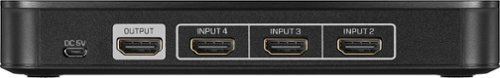 Rocketfish™ 4-Port 4K  60Hz HDMI Switch Box - Black HOW TO BUY