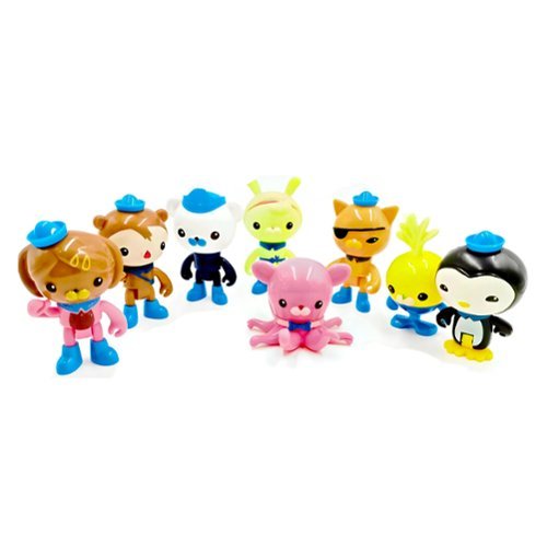 Fisher Price Octonauts Octo Crew 3 Inch Mini Figure Set | 8