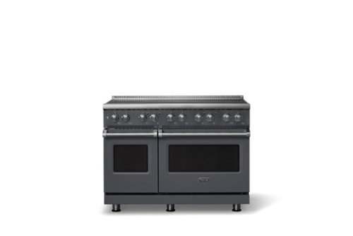 Viking - 48 in. Wide 6 Elements Pro 5 Series 7.3 Cu. Ft. Freestanding 6 Element Induction Convection Range - Cast Black