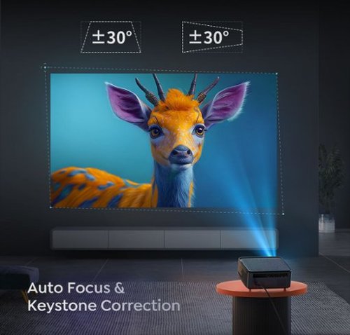 Yaber  Pro U6 4K Projector Bluetooth WiFi Full HD 1920 x 1080P 4D&4P Keystone Correction,500 Giant Screen Projector - Black HOW TO BUY