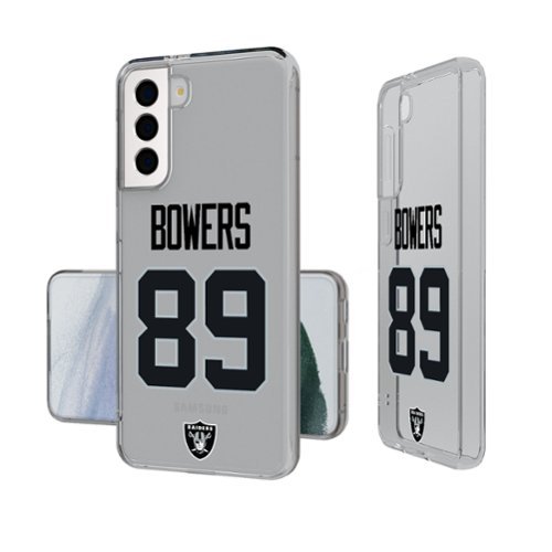 Keyscaper - NFL - Brock Bowers Las Vegas Raiders Galaxy Clear Case - S24 - Multicolor-Front_Standard 