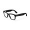 Ray-Ban Meta - Wayfarer glasses with Meta AI, Audio, Photo, Video Compatibility - Clear Lenses - Shiny Black-Front_Standard
