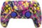 Custom Controllerzz - Custom Wireless Controller for PS5 - Neon Drip & Gold Chrome Inserts-Front_Standard