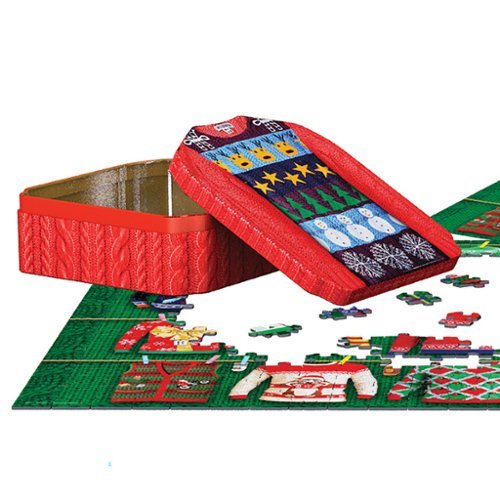 Eurographics : Puzzle Tin: Ugly Christmas Sweaters - 550 Piece WORLDWIDE DELIVERY