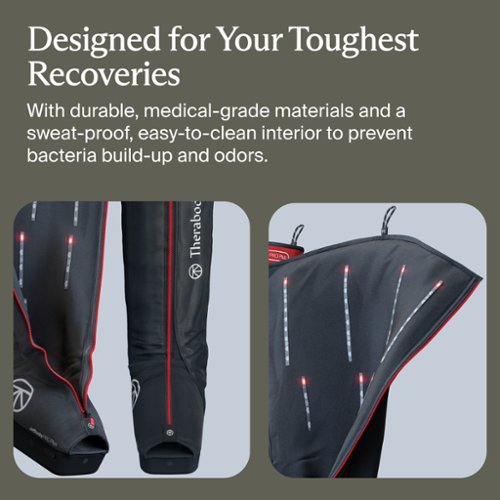 Therabody Jetboots Pro Plus Recovery Boots Long - Black BUY IN MIDDLE EAST
