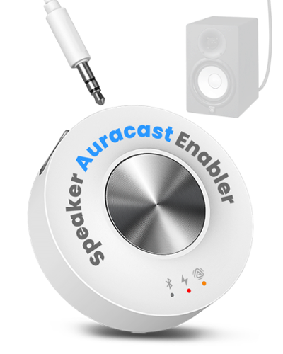 Avantree - AuraLink – Future-Proof Auracast & Classic Bluetooth Receiver for Speakers & Audio System, 328ft Long Range-Front_Standard 