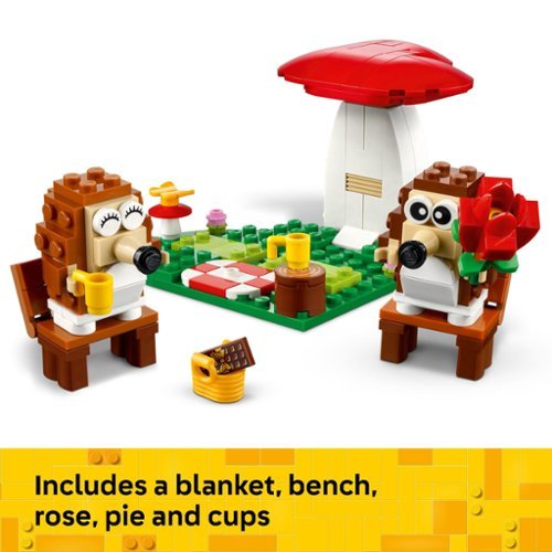 LEGO Hedgehog Picnic Date Animal Building Toy 40711 WORLDWIDE DELIVERY