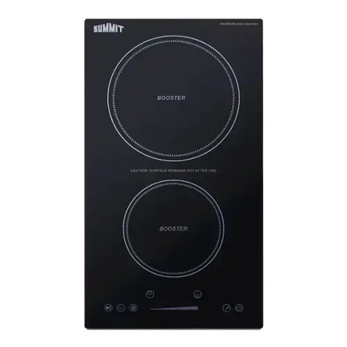 SUMMIT  
30-MINUTE AUTO SHUTOFF  
BOOSTER  
CAUTION: SURFACE REMAINS HOT AFTER USE  
BOOSTER