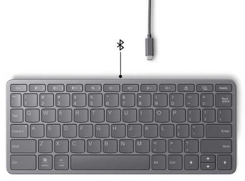 Lenovo Multi-Device Wireless Keyboard - Luna Gray GLOBAL SHIPPING