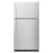 Whirlpool - 20.5 Cu. Ft. Top-Freezer Refrigerator - Fingerprint Resistant - Stainless Steel-Front_Standard