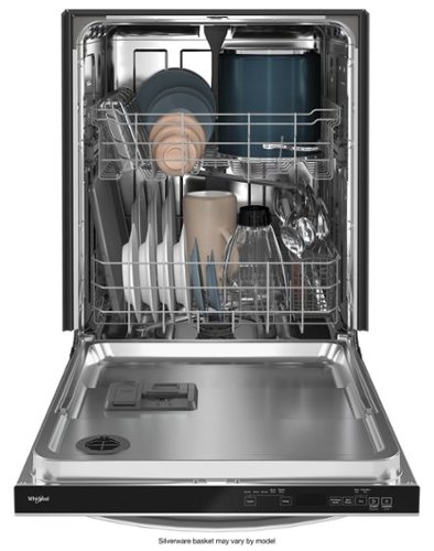 Whirlpool - 24" Top Control Built-In Tub Dishwasher with Large Capacity Tall Top Rack and 50 dBA - Stainless Steel - image 2