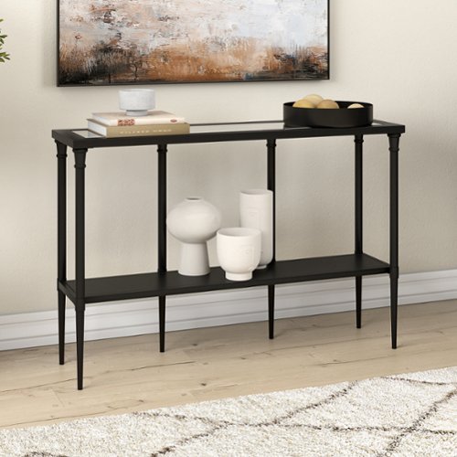 Camden&Wells - Jolanda Console Table - Obsidian-Front_Standard 