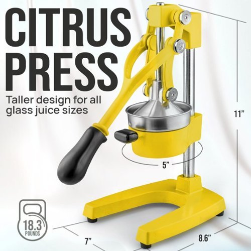 【 okazu⠀】 Zulay Kitchen Cast Iron Manual Citrus Press & Orange Squeezer