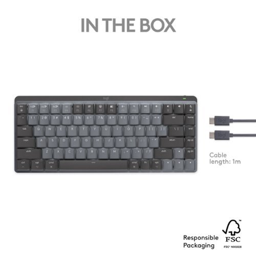 Logitech MX Mechanical Mini for Mac Compact Wireless Mechanical