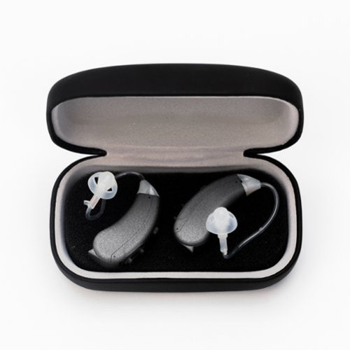 Lexie Hearing - Lexie Lumen self-fitting OTC hearing aids - Metallic Black