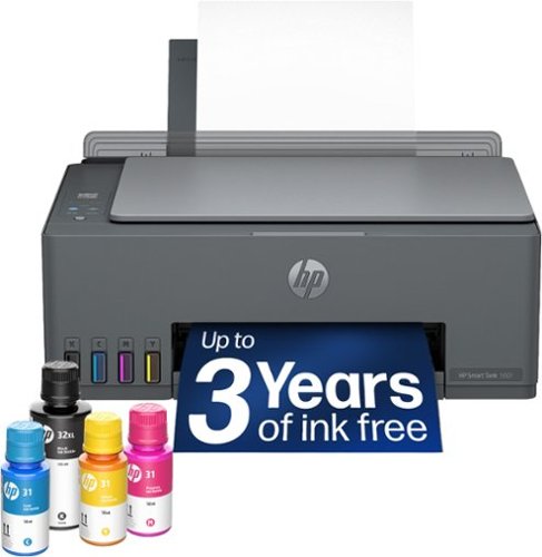 HP - Smart Tank 5001 Wireless All-in-One AI-Enabled Cartridge-Free Supertank Inkjet Printer with 3 Years of Ink Included¹ - Basalt