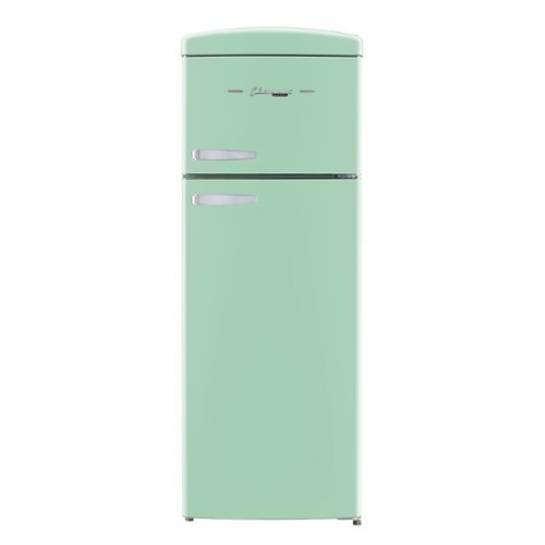 Unique Appliances - 21 in. Wide Classic Retro 7.5cu.ft Compact Top Freezer Refrigerator - Summer Mint Green