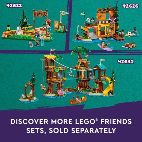 LEGO Friends Adventure Camp Cozy Cabins Camping Toy 42624 HOW TO BUY