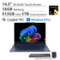 Lenovo - Yoga Slim 7x - Copilot+ PC - 14.5" 3K 90Hz OLED Touch-Screen Laptop - Snapdragon X Elite X1E-78-100 2024 - 16GB - 512GB - Cosmic Blue-Front_Standard