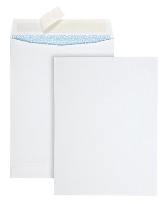 Quality Park - Redi-Strip Self Seal Catalog Envelope, 9" x 12", 100/Box - White