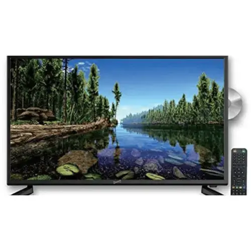 Front. Supersonic - 32" Widescreen LED HDTV with DVD Player with HDMI Input.