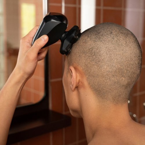 Manscaped The Dome Shaver Pro Essentials Kit Rechargeable Wet/Dry Scalp and Bald Head Shaver Gift Set - Black BUY ONLINE