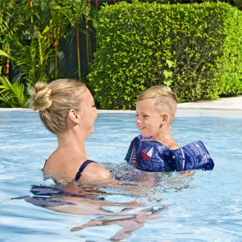 Bestway Puddle Jumper Child Deluxe Life Vest - Sailboats (For Childred 33-55 lbs) WORLDWIDE DELIVERY