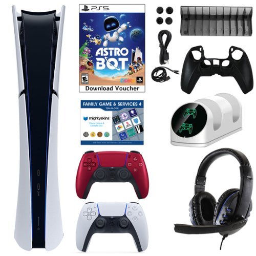 PS5 Digital Astrobot Console with Accessories Kit, Voucher & Extra Dualsense Controller - PlayStation 5-Front_Standard 