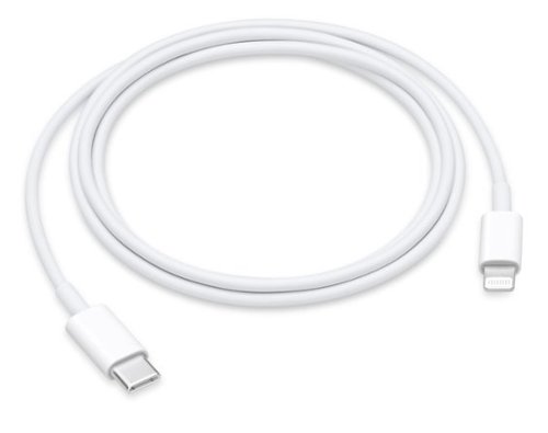 Apple - 3.3' USB Type C-to-Lightning Charging Cable - White-Front_Standard