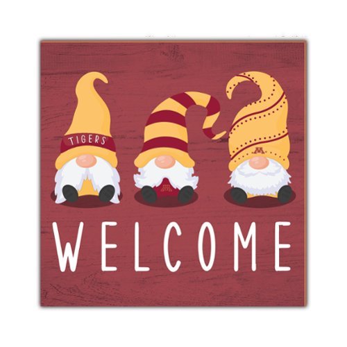 Fan Creations - Minnesota Golden Gophers 10'' x 10'' Welcome Gnomes Sign - Multicolor-Front_Standard 