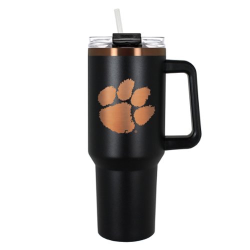 Great American Products - Clemson Tigers 40oz. Colossus Copper Edition Tumbler - Black-Front_Standard 