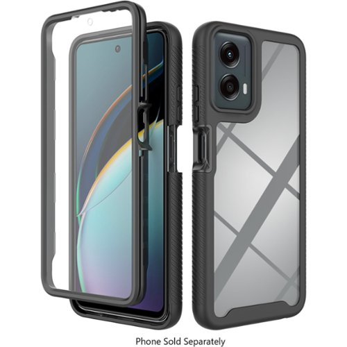 SaharaCase Raider Series GRIP Case for Motorola G 5G (2024) - Black WORLDWIDE DELIVERY