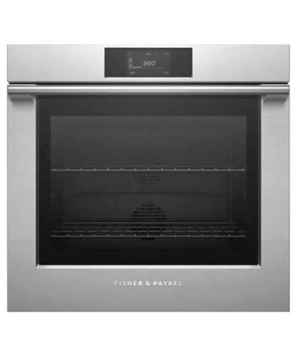 Fisher & Paykel - 30" 4.9 Cu. Ft. Single Self-Cleaning Oven, 5" Touchscreen - Stainless Steel