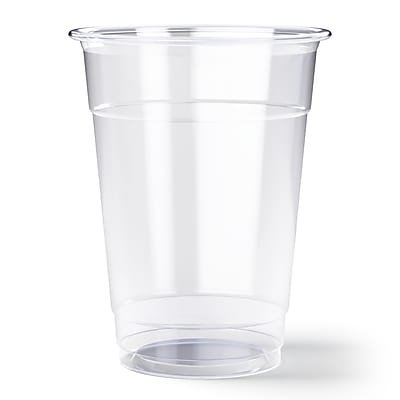 Perk - Plastic Cold Cup, 16 Oz., 50/Pack - Clear