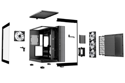 be quiet! LIGHT BASE 600 LX ATX Mid Tower Case Black BGW67
