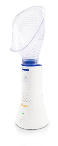 CRANE - Personal Corded Steam Inhaler - White/Blue-Front_Standard