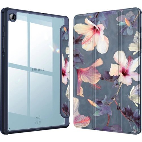 Kitcheniva - Shockproof Hybrid Slim Case For Samsung Galaxy Tab S6 Lite 2024/2022 Lightweight 10.4" - Blooming Hibiscus-Front_Standard 